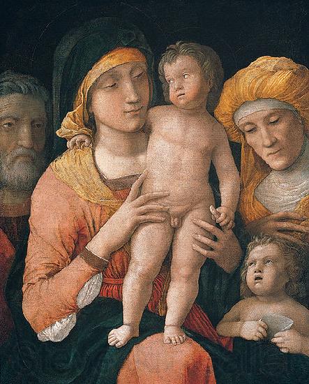 Andrea Mantegna The Madonna and Child with Saints Joseph Norge oil painting art